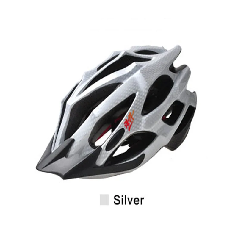 5 шт./компл. Сверхлегкий велосипедный шлем CE Сертификация Велоспорт шлем в форме, велосипедный шлем, шлем для велоспорта, 58-62 см - Цвет: Silver