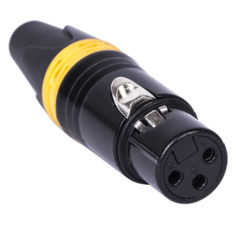 Choseal 4 Pairs8Pcs XLR Adapter 3Pin Male Plug and Female Jack Microphone Audio Cable Connector xlr Male Jack Free Shipping (9)