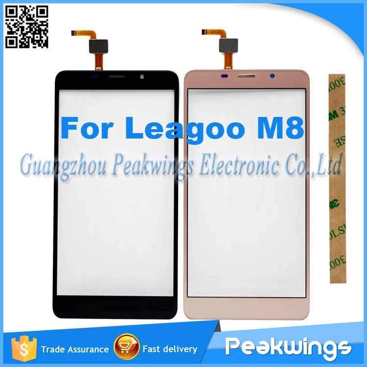 

5.7"inch Black&Gold Touch Sensor For Leagoo M8 Touch Screen With Digitizer Panel