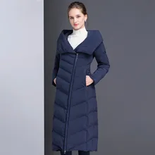 Новинка года зимнее женское пальто куртка длина теплая Высокое качество женский пуховик Зимнее пальто