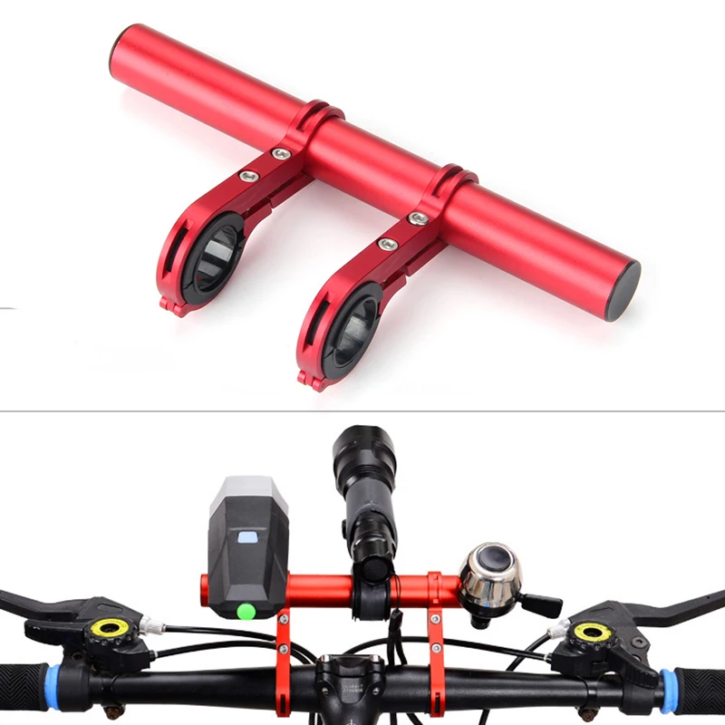 

Bike Bicycle Aluminum Bracket Bike Handlebar Extender Extension Light Holder Bicycle Handle Extender Frame Bicycle Accessories