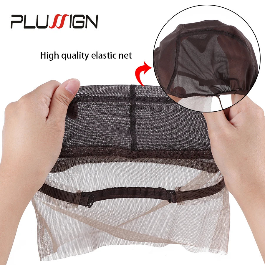 Парик Plussign из коричневого кружева 360 градусов полная шапочка для парика ручная