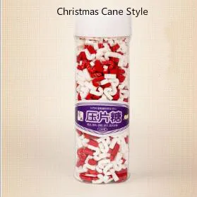 120g бисер пищевого pearl10-20mm милые комочки помадный кекс своими руками для выпечки, Силиконовый Шоколад для украшения с помощью сахара форма для конфет глины ZXH - Цвет: Christmas cane