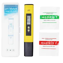 New Protable LCD Digital PH Meter Pen of Tester accuracy 0.01 Aquarium Pool Water Wine Urine automatic calibration 15%off