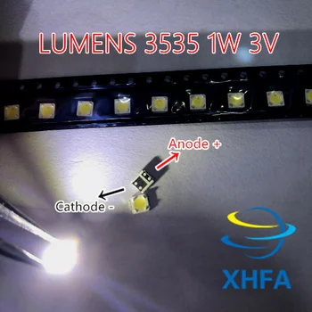 

200pcs LUMENS LED Backlight 1W 3V 3535 3537 Cool white LCD Backlight for TV TV Application A127CECEBUP8