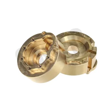 

208g/2pcs Axle Doors Brass Counterweight Balance Weight Portal Drive Housing For 1/10 RC Crawler Trx4 RC Upgrade