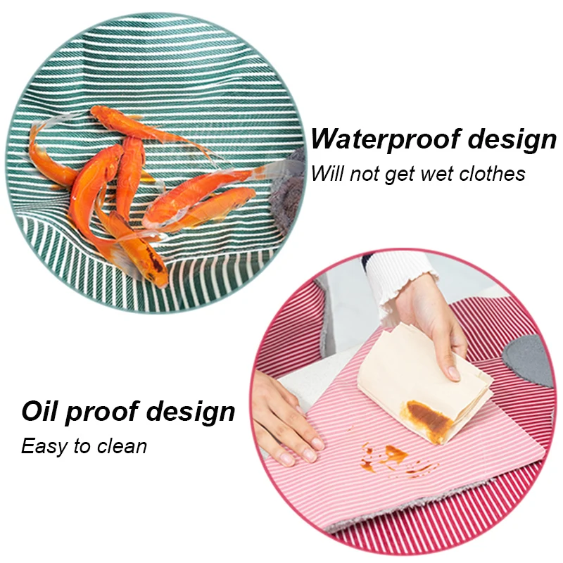 UNTIOR Women Aprons Waterproof Adjustable Neck Strap Absorbent Cooking Gardening BBQ Baking Sleeveless Kitchen Apron with Pocket