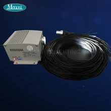 Maykit светильник для сауны с использованием 40 шт. 5 м черный ПВХ Куртка волоконно-оптические хвосты и Cree 5 Вт мерцающий волоконно-оптический осветитель