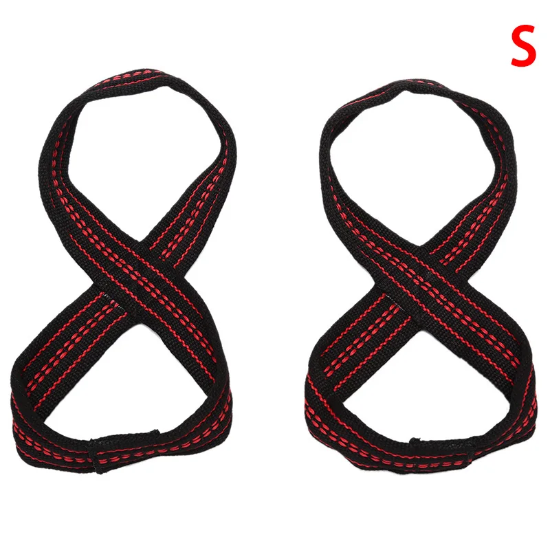 Figure 8 Weight Lifting Hand Wrist Belt Protection Body Building Grip Strap Brace Band Gym Fitness Bodybuilding Equipment