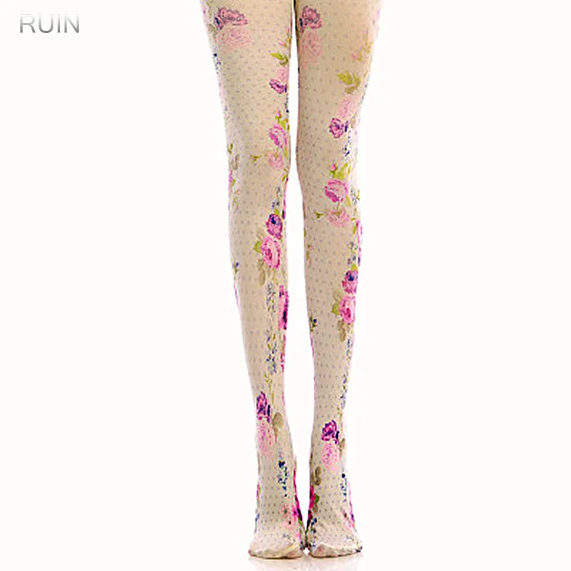

RUIN 2017 WINTER 19 WOMEN'S TIGHTS Classic geometric pattern pantyhose GIRL TIGHTS