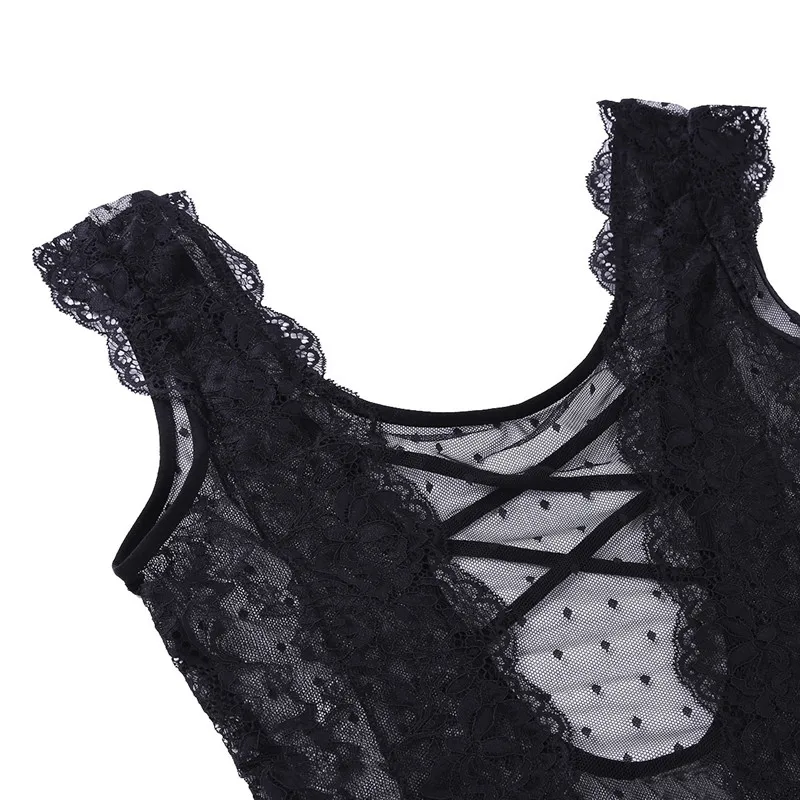 Гей Мужская кроссворд нижнее белье Sissy цветочные кружева горошек прозрачной