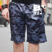 Камуфляж печати большой Размеры Для Мужчин's Рубашки домашние спортивные Camo воздухопроницаемая комфортная обувь Шорты для женщин Homme Бодибилдинг бермуды Masculina