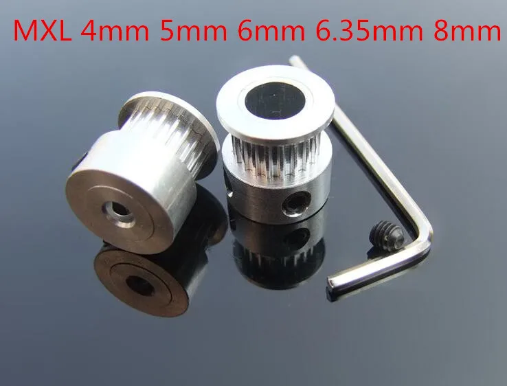 

aluminium alloy drive pulley MXL 20 Teeth Belt Pulley MXL Synchronous Wheel Belt Gear Wheel for DIY MODEL