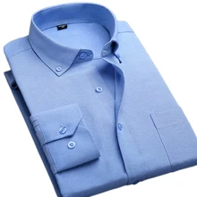 Брендовая однотонная полосатая рубашка, мужские весенние повседневные рубашки, оксфордская мужская деловая рубашка, Camisa Masculina, белая, Черная