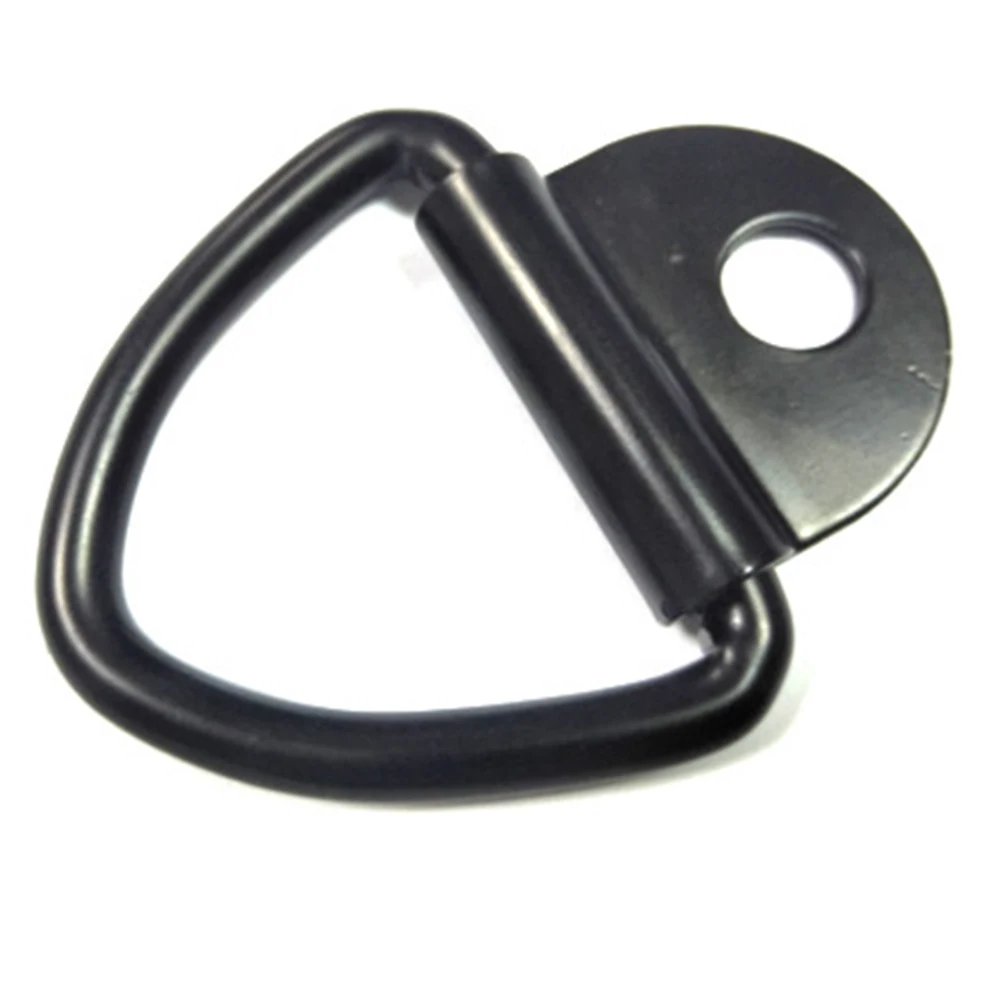 

4Pcs Tie Down Forged Lashing Tool Car Kayak Securing Rustproof Triangle Hook Stainless Steel Rings Load Truck Trailer D Shape