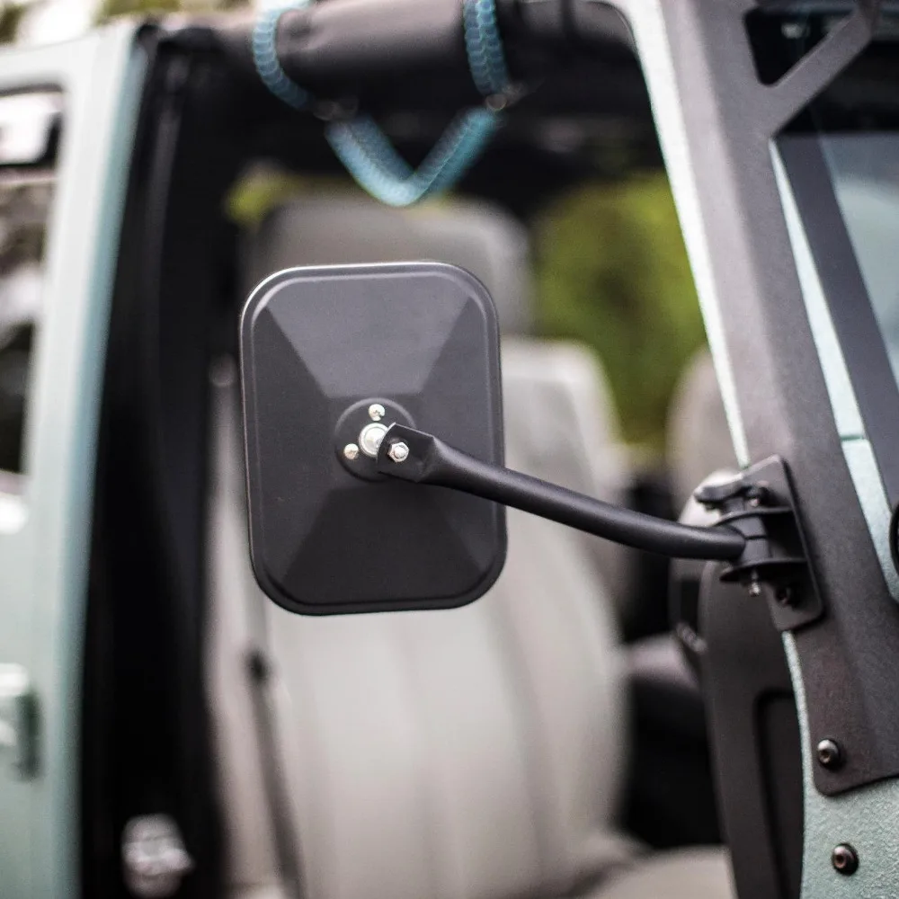 Iztoss Door Off Side View Mirror Rectangular Mirrors Fit For 1997