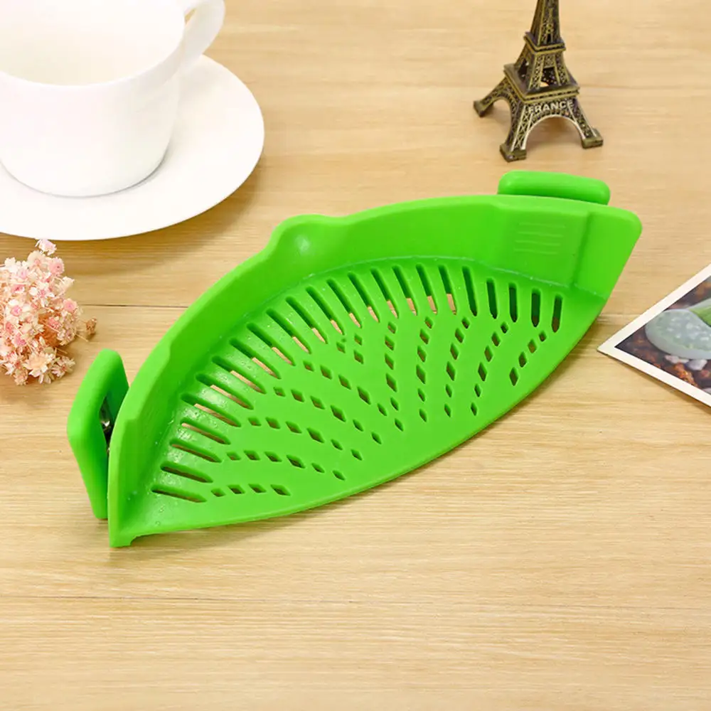 

Household Gadget Leakproof Drainer Baffle Drainer Pouring Filters Noodles Washing Colander Kitchen Tool Gadgets