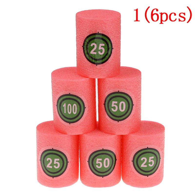 

6/12PCS EVA Soft Bullet Target Dart For NERF N-Strike Elite Series Blasters Kids Toy 6 * 4.5cm High Quality
