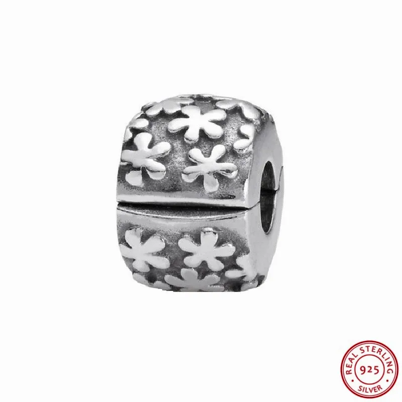 

Flower Burst Clip Charm Beads for Women Jewelry Making DIY Fit PANDORA Charms Silver 925 Original KT036-N