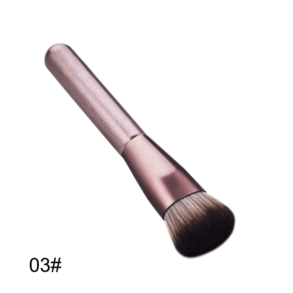 Быстро раскупаемый 1/12 шт макияж кисти для макияжа набор кистей с деревянной ручкой кисть для пудры SJ66 - Handle Color: 03