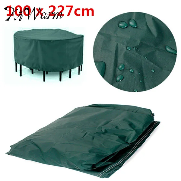 100 x 227cm Durable Waterproof Outdoor Furniture Cover ROUND Patio Dining Coffee Table Chair Shelter breathable large cover 100 x 227cm Durable Waterproof Outdoor Furniture Cover ROUND Patio Dining Coffee Table Chair Shelter breathable large cover