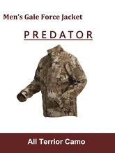 Predator Men’s Tactical Force Jacket Proof Law Enforcement Parka All Terrior Camo