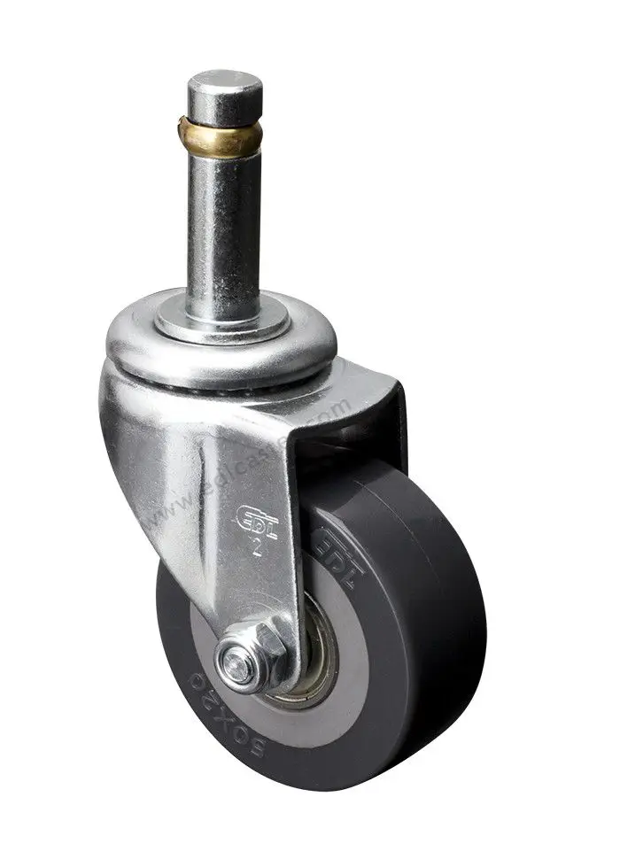 4PCS 2 Inch Small Mini Casters Wheels 40Kg Polyurethane PU Wheels