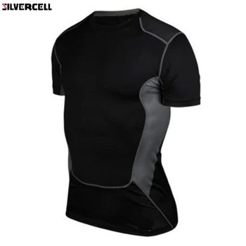 

6 Colors Men Compression Under Base Layer Gear Wear Shirt Tight Tops