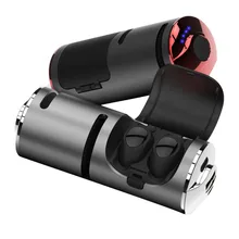 Беспроводная гарнитура VOBERRY TWS Bluetooth 5,0 с микрофоном мини-наушники Bluetooth с зарядным устройством 1500mA