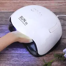 Ногтей 80 Вт профессиональный маникюр Дизайн ногтей Гель-лак быстрое сушильное устройство светодиодный свет для ногтей