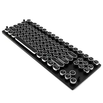 

87/104 KeyCaps ABS Round Plated Retro Circular Keycap for Mechanical Keyboard Keycap Set