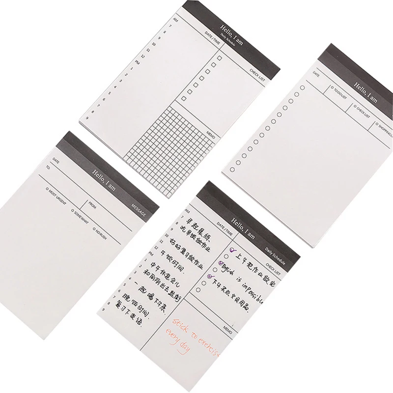 

Business Grid Notepad Journal Memo Pad Note Book Study Card School Stationery Office Supply Thing Check Shopping List Stationary
