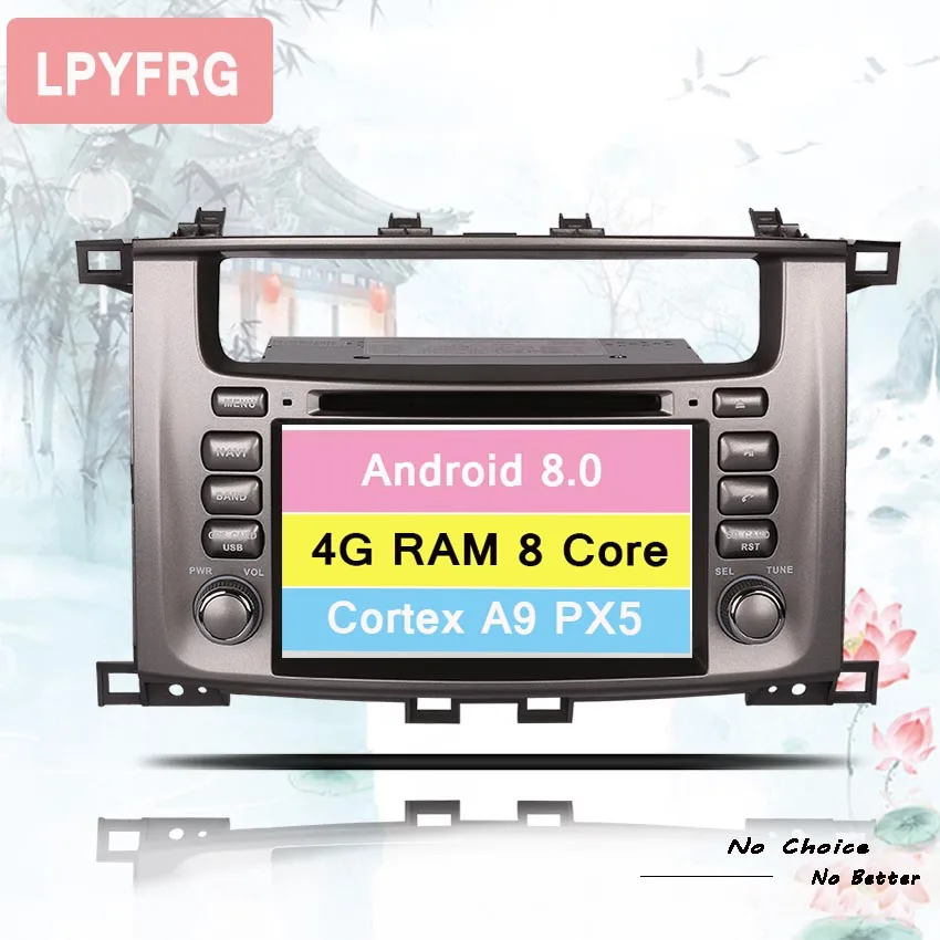 Flash Deal 8 Core Android 9.0 Car Stereo For Land Cruiser 100 LC100 Lexus LX470 Autoradio RDS GPS Glonass Navigation 3/4G WiFi Stereo Dvd 1