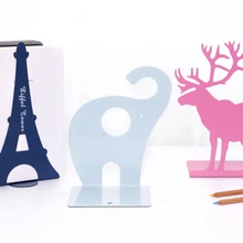 2 шт./пара в Корейском стиле милые животные в виде книжки с подставкой с рисунком металлических частей(по обеим сторонам) офиса украшения в виде книжной обложки для книг