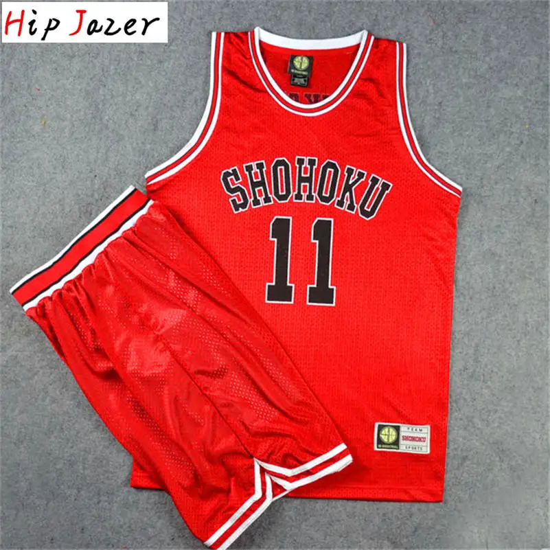 Аниме Slam Dunk Косплэй костюм Shohoku Sakuragi 10# Hanamichi баскетбольный трикотаж футболка спортивная одежда форма баскетбольной команды