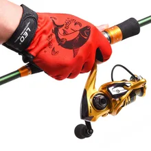 New LEO font b Gloves b font for Fishing Three Figner Comfortable Anti Slip Fishing font