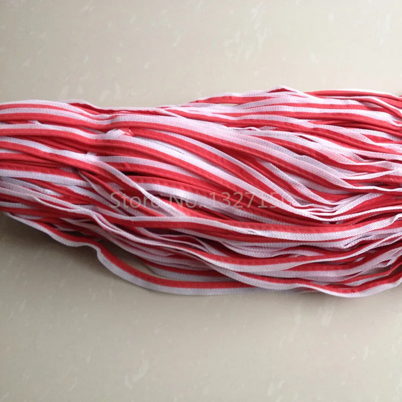 

10mmx5m Red Reflective Piping Fabric Strip Edging Braid Trim Tape Sew On for Clothes Bag Cap Pants