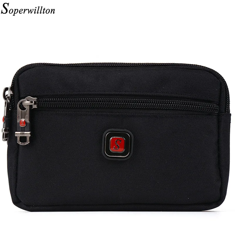 Soperwillton Brand 2018 Fanny Pack Men Women Waist Bag