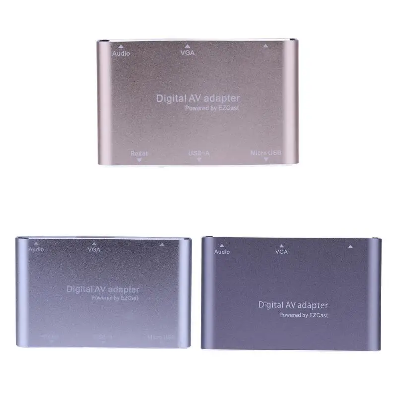

3 in 1 USB to HD Multimedia Interface VGA +Audio Video Converter Digital AV Adapter Support for iOS Android Windows PC