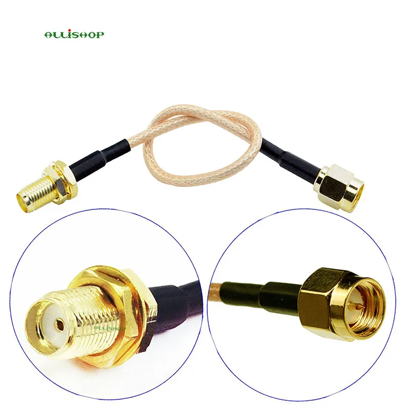 Acheter ALLiSHOP 0 6 ghz pigtail SMA mâle broches prise de SMA femelle prise jack à faible perte RG316 câble pour GPS, FPV Antenne, GSM, GPRS
