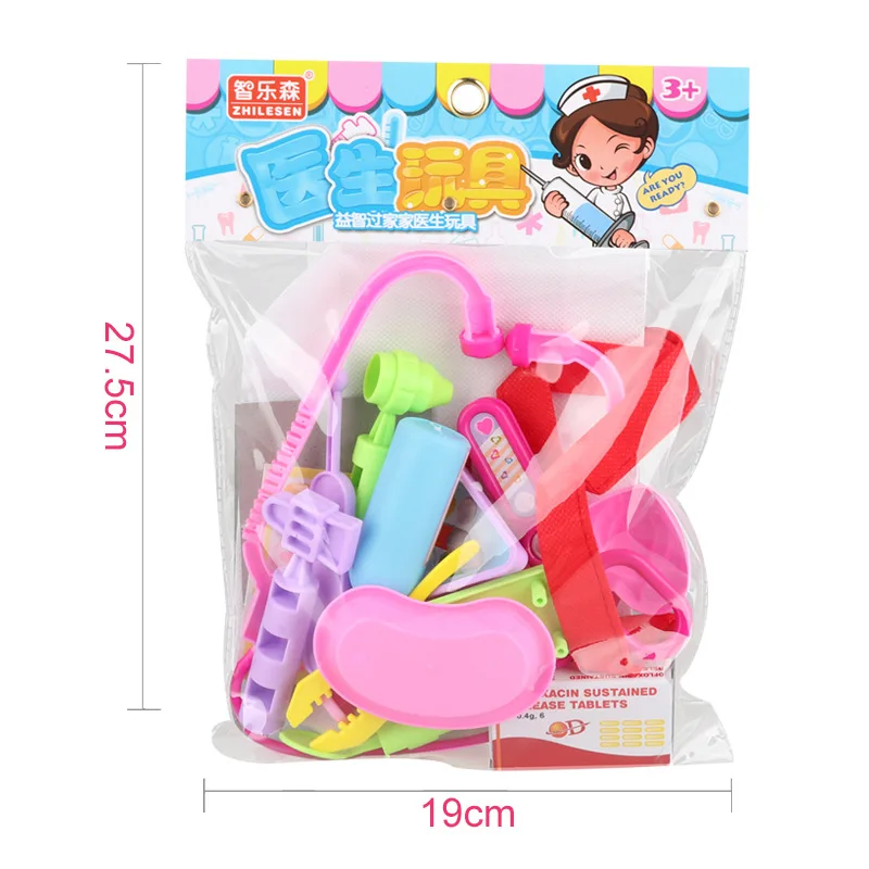 16Pcs Pretend Play Doctor Toy Set Medical Kit Simulation Hospital Role Play Learing Educational Toys For Children Kids Girl 5