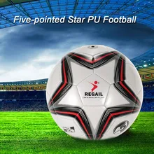 PU надувной футбольный прочный синтетический кожаный футбольный мяч для занятий спортом на открытом воздухе тренировочные мячи для подростка