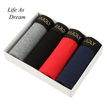 Мужские трусы s 4 шт. нижнее белье хлопковые боксеры мужские сексуальные боксеры проветриваемые размера плюс боксеры 4XL Homme удобные трусики