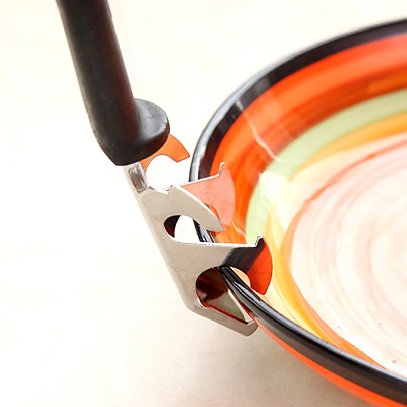 

Creative Multifunction Anti-hot Stainless Steel Take Bowl Clip Bottle Opener Anti-scald Dish Plate Device Microwave Kitchen Tool