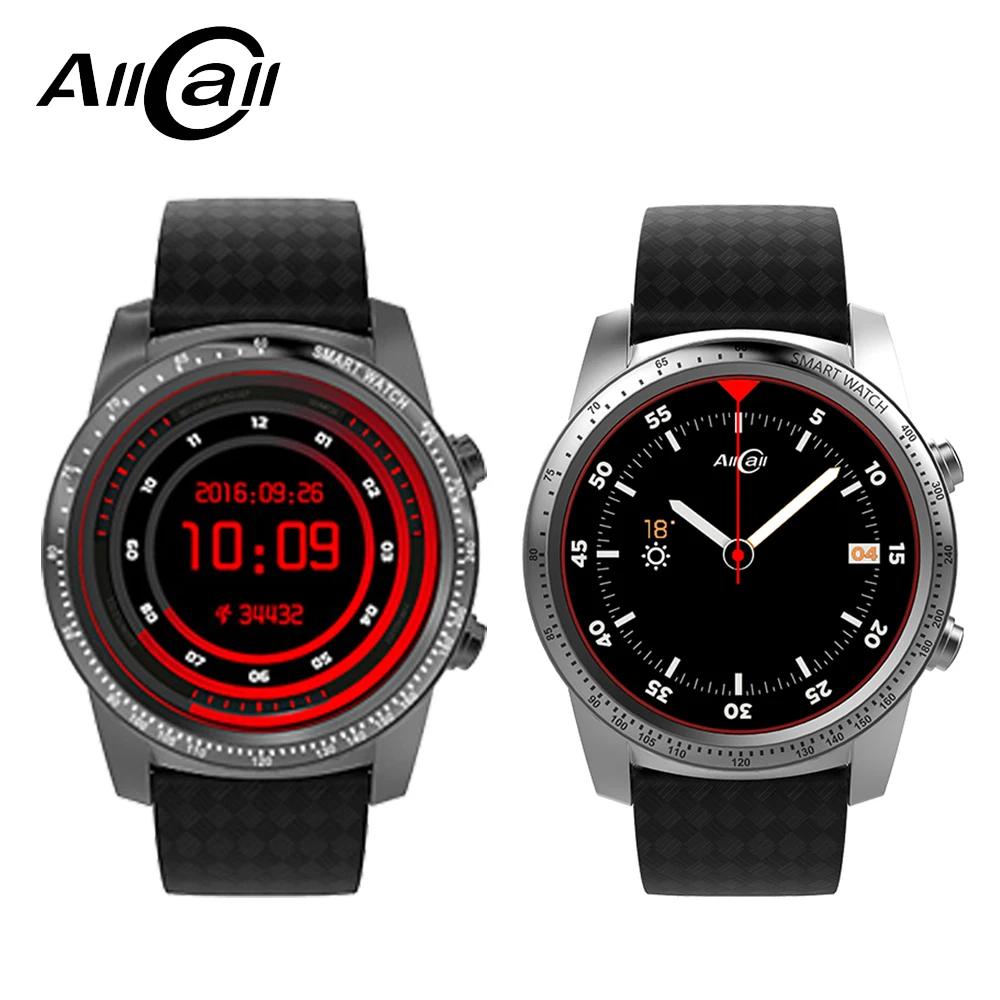 

ALLCALL W1 Smartwatch Phone Android 5.1 Bluetooth Wifi 3G Connection MTK6580 Quad Core 1.3GHz 2GB/16GB GPS Smart Watches Phone