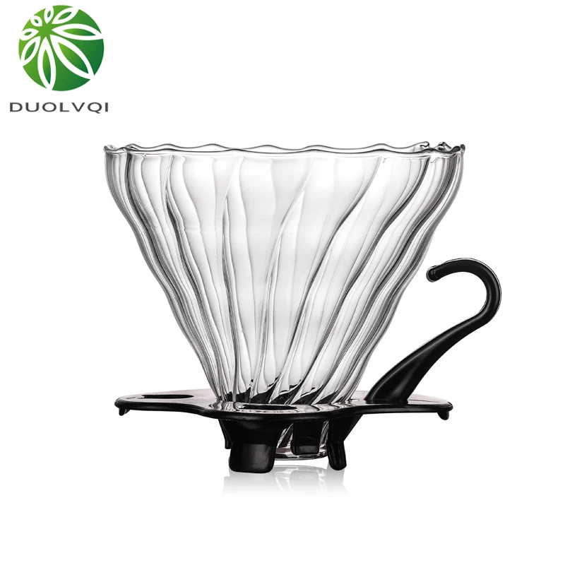 Practical Cup Coffee Filter Reusable Glass Coffee Filter Heat Resistant
