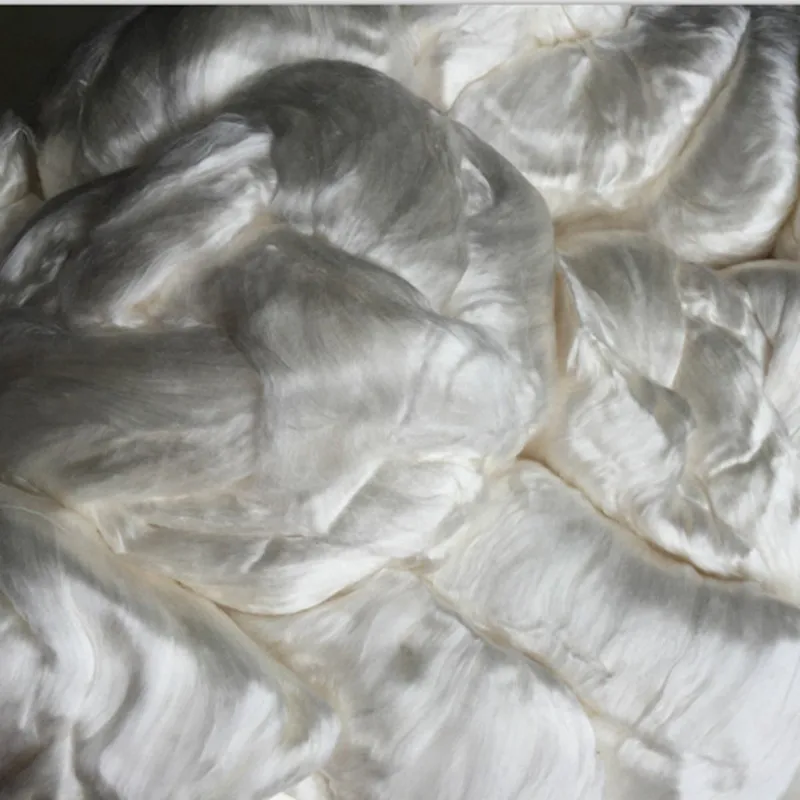 natural silk roving 100 silk top fiber for scarf 100 silk top fiber