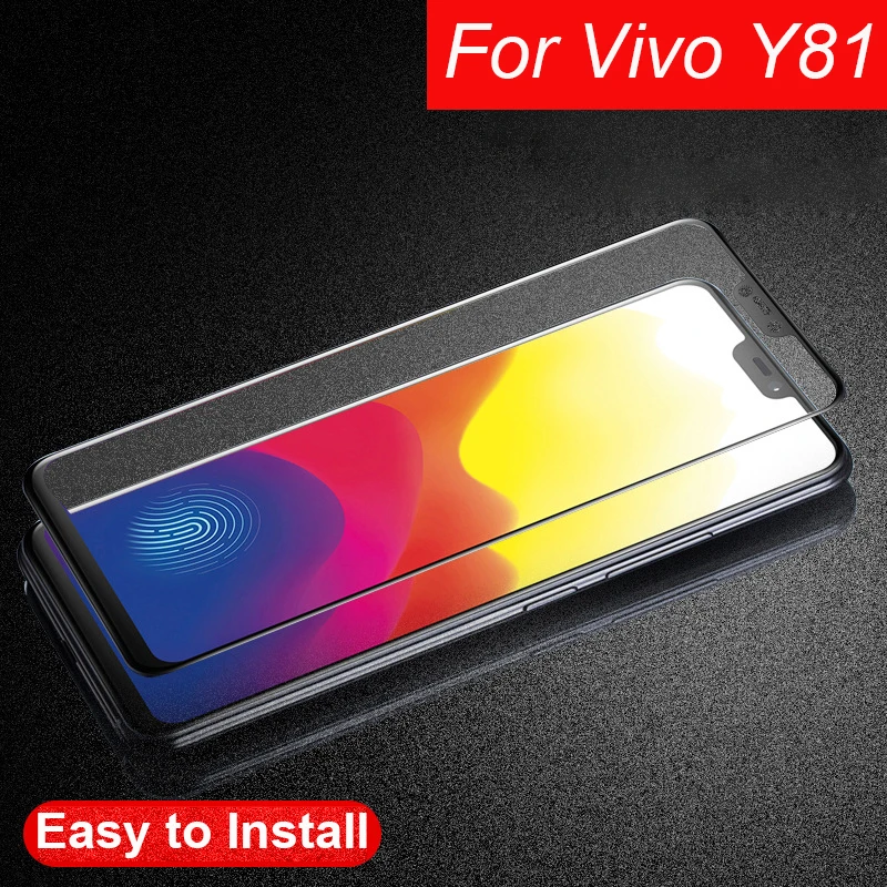3D полное клеевое закаленное стекло для Vivo Y81 покрытие 9H защитная пленка Защита