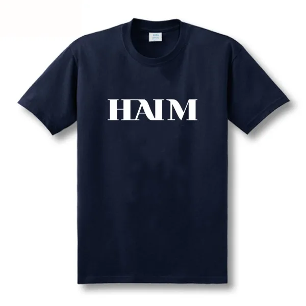 Футболка HAIM Мужская американская рок музыка LA CALIFORNIA BAND поп альбом MYCHAL|roupas masculina|t