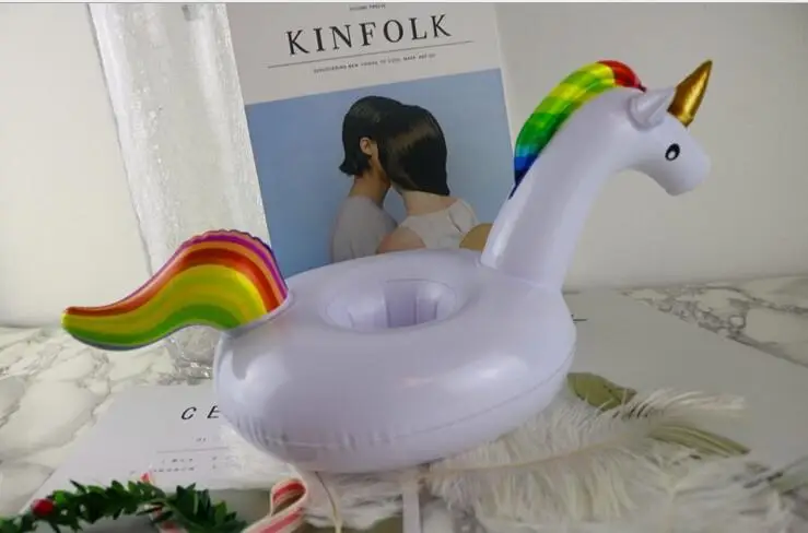 15pcs Unicorn Floating Drink Holder